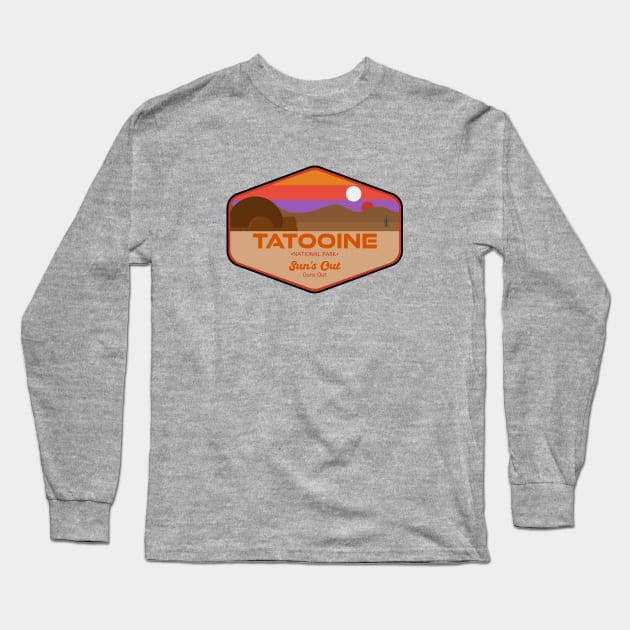 Tatooine Long Sleeve T-Shirt by WTFudge